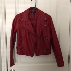 Forever21 Red Leather Jacket